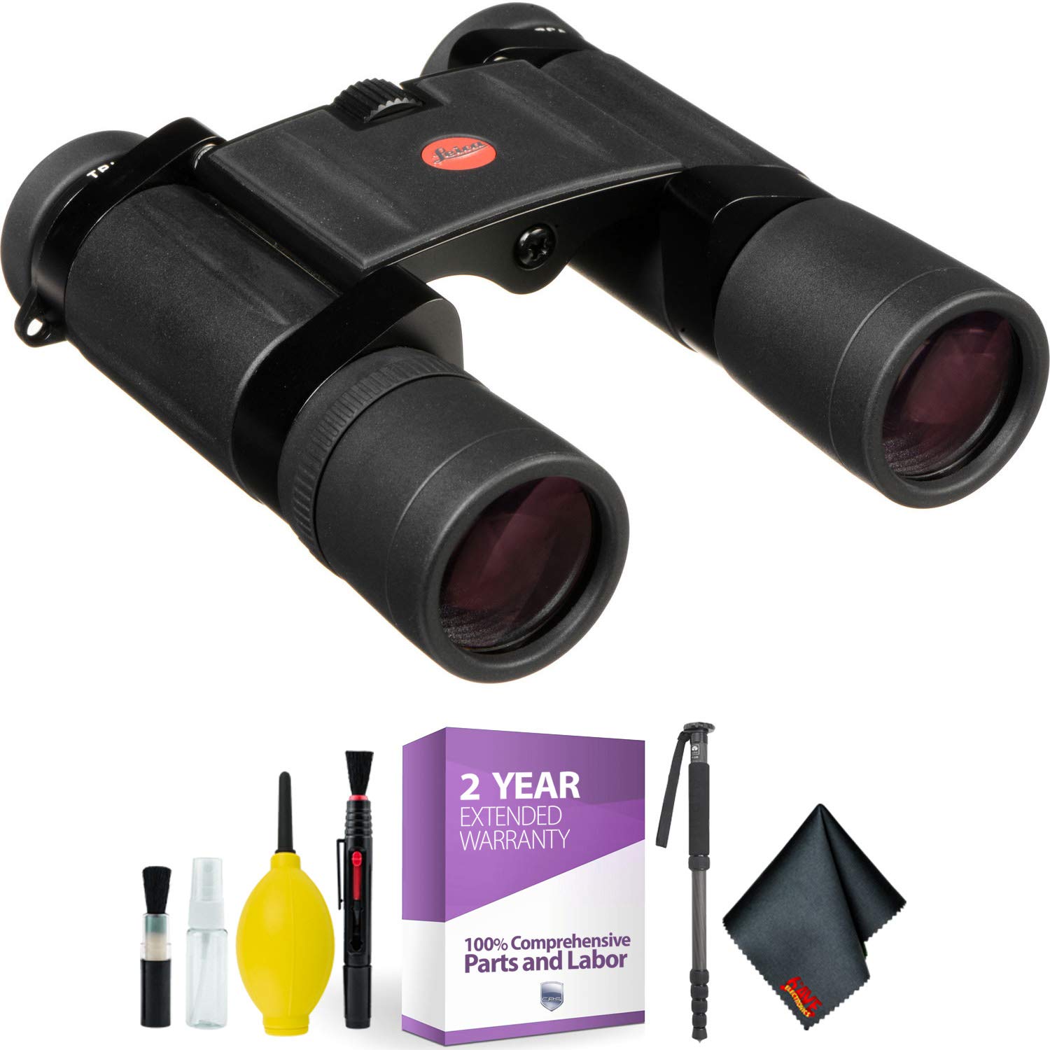 Leica 10x25 Trinovid BCA Binocular + Cleaning Kit Essential Accessories