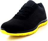Get Fit Men’s Lace-Up Running Trainers - Lightweight Breathable Shoes 10