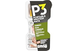 OSCAR MAYER P3 Portable Protein Snack Pack with Turkey, Ham & Cheddar Cheese, 2.3 oz Tray