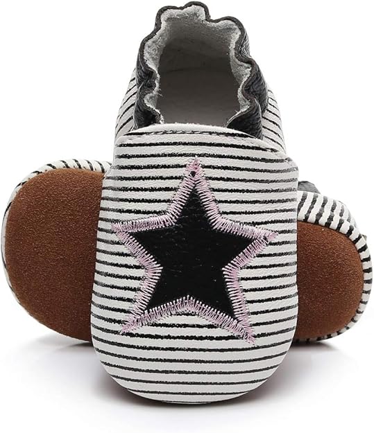 grey baby moccasins