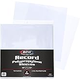 BCW Supplies 1-RSLV 33 RPM Record Sleeves (100 Count)