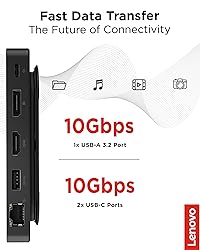 Lenovo USB-C Dual Display Travel Dock - 7