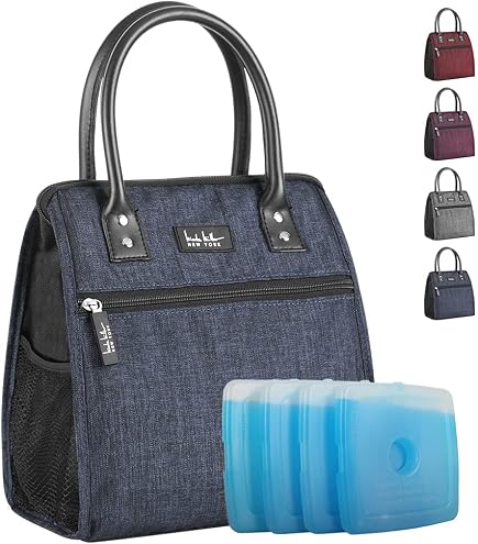 Amazon.com: Nicole Miller Insulated Lunch Bag Tote –Open Cooler