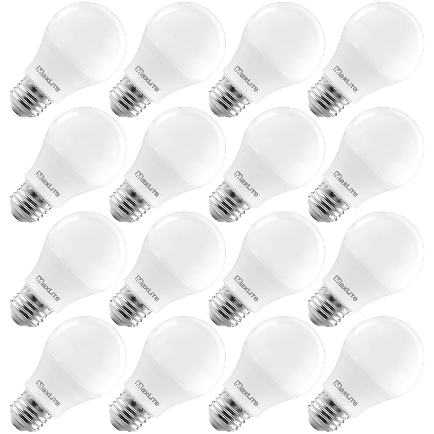 Buy MaxLite A19 LED Bulb, Enclosed Fixture Rated, 60W Equivalent, 800 Lumens, Dimmable, E26
