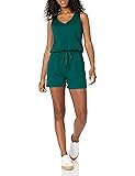 Amazon Essentials Women's Studio Terry Romper, Dark