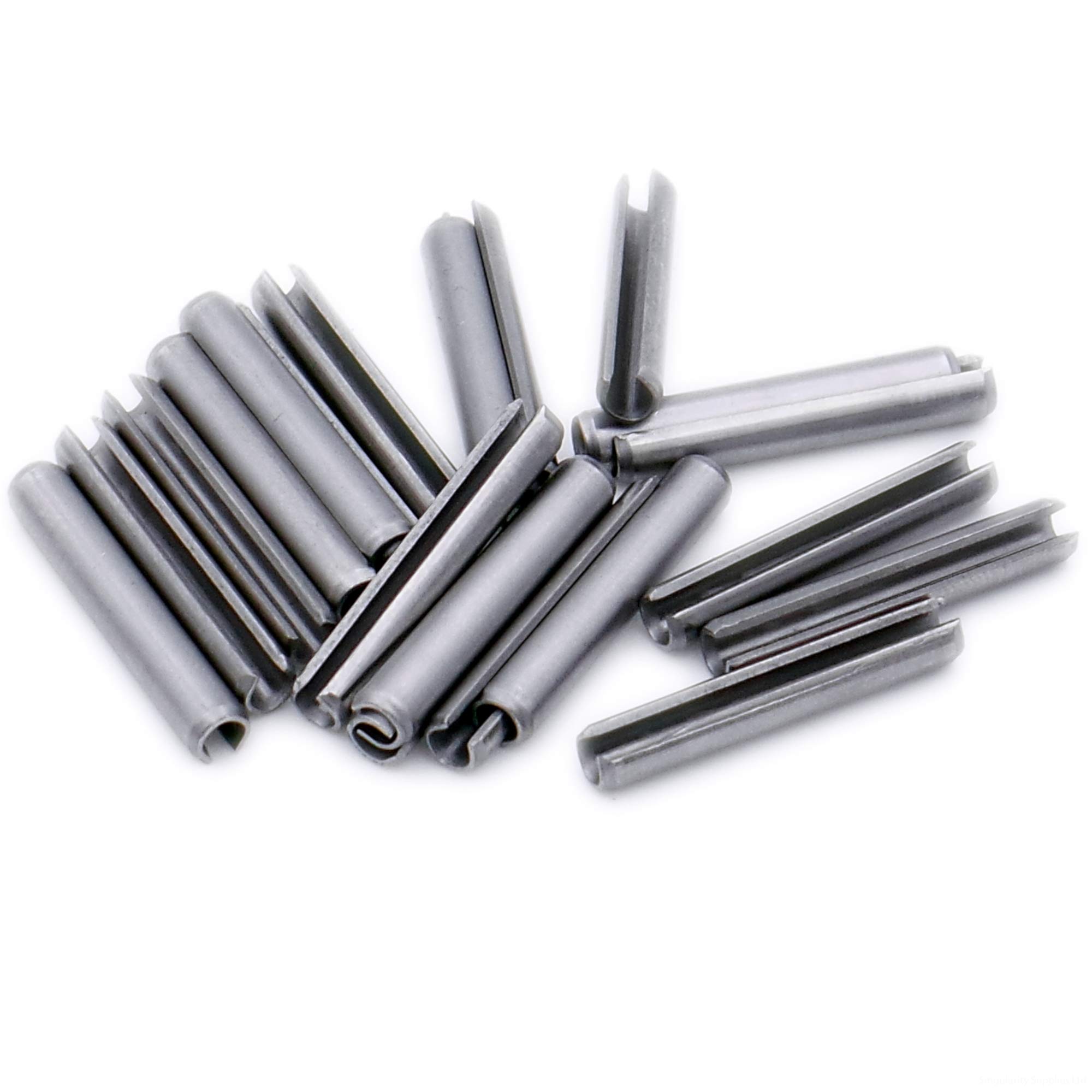 D2.5 (2.5mm x 8mm) Slotted Spring Pin (Heavy) - Stainless Steel (A1) (Pack of 20)
