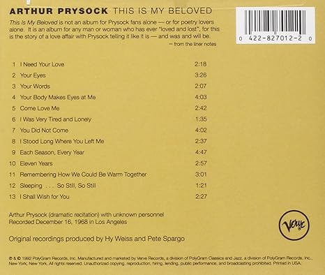 Arthur Prysock - This Is My Beloved - Amazon.com Music