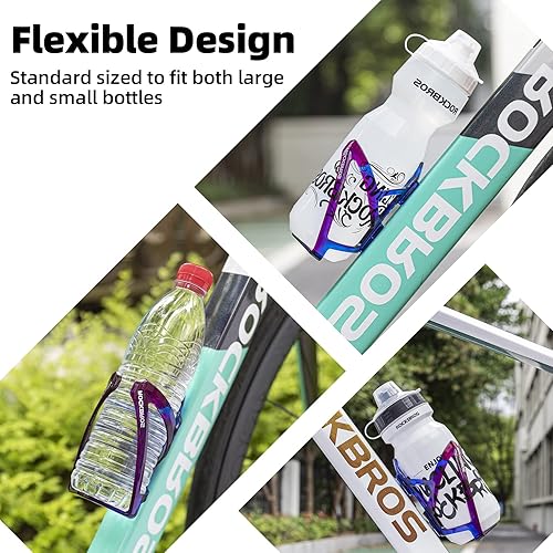ROCKBROS Bike Water Bottle Holder Ultra-Light Bicycle Bottle Cages
