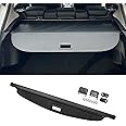 Motoforti Car Trunk Retractable Cargo Cover for Kia Seltos 2020-2024 Rear Trunk Parcel Shelf Luggage Security Shield Shade, Canvas Black Carbon Fiber