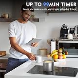 Karinear Flex Built-in Induction Hob 2 Ring 1600W 1200W 99 Min Timer 2800W view 5