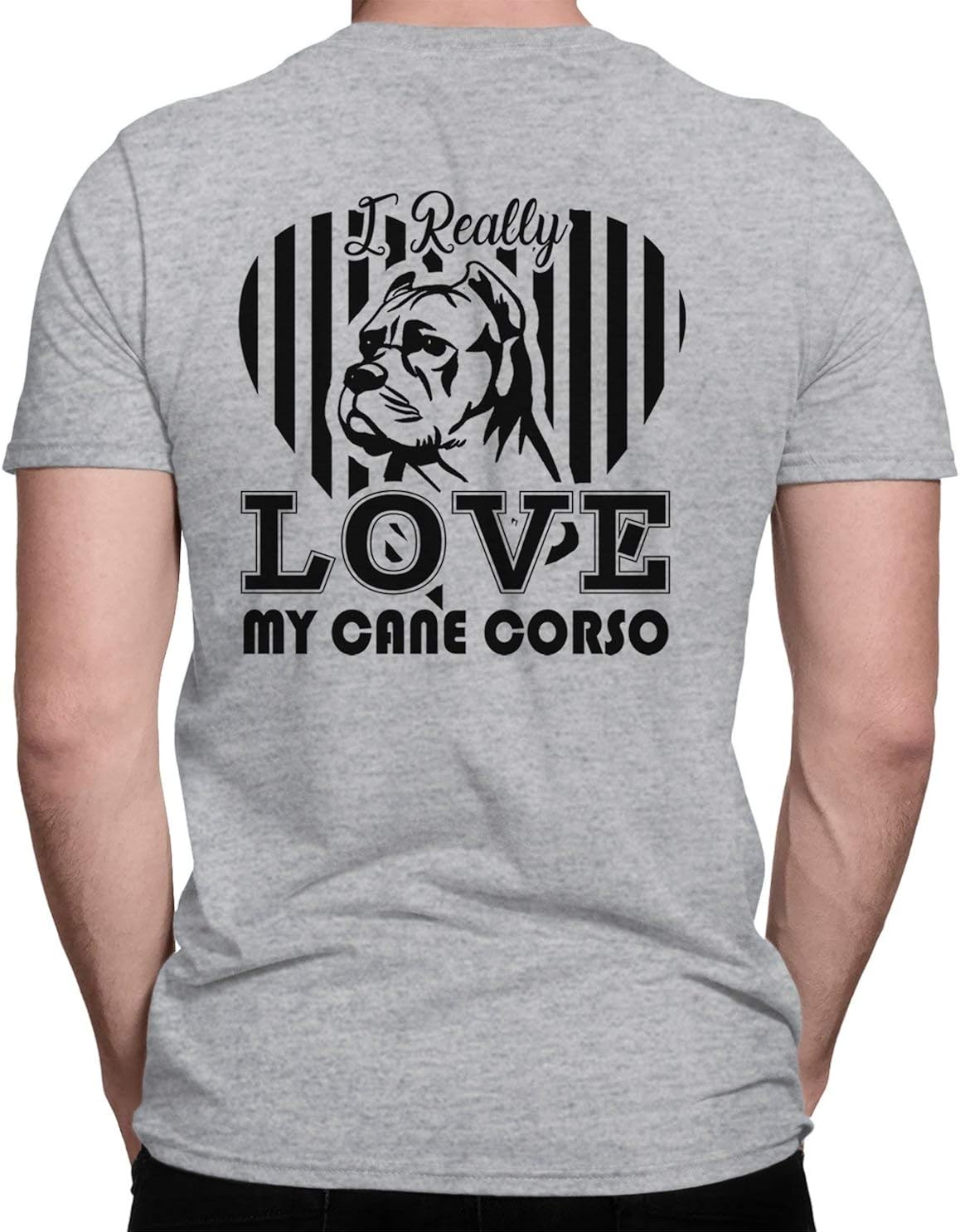 On Red I Really Love My Cane Corso T Shirts for Mens, Cane Corso Women