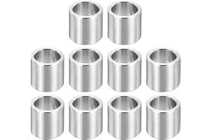 PATIKIL M12 Stainless Steel Spacers, 12Pcs Metal Spacer 12mm ID x 16mm OD x 16mm L Screw Standoff for 1/2" or M12 Screw