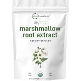 Micro Ingredients Organic Marshmallow Root Powder, 8 Ounce, Filler Free and Traditionally Used, Supports Digestive Gastrointestinal Health, Non-Irradiated and No GMOs, Vegan Friendly