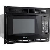 RecPro 1.0 Cu. Ft. RV Microwave with Trim Kit, Black | 900W Cooking Power, 8 Express Cook Presets, 10 Power Levels, Instant Start