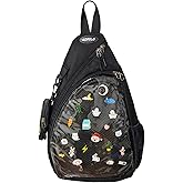 Oxford Ita Bag Kawaii Pin Display Chest Pack-With Insert Board-Single Shoulder Bag Sport Backpack Hiking Daypack