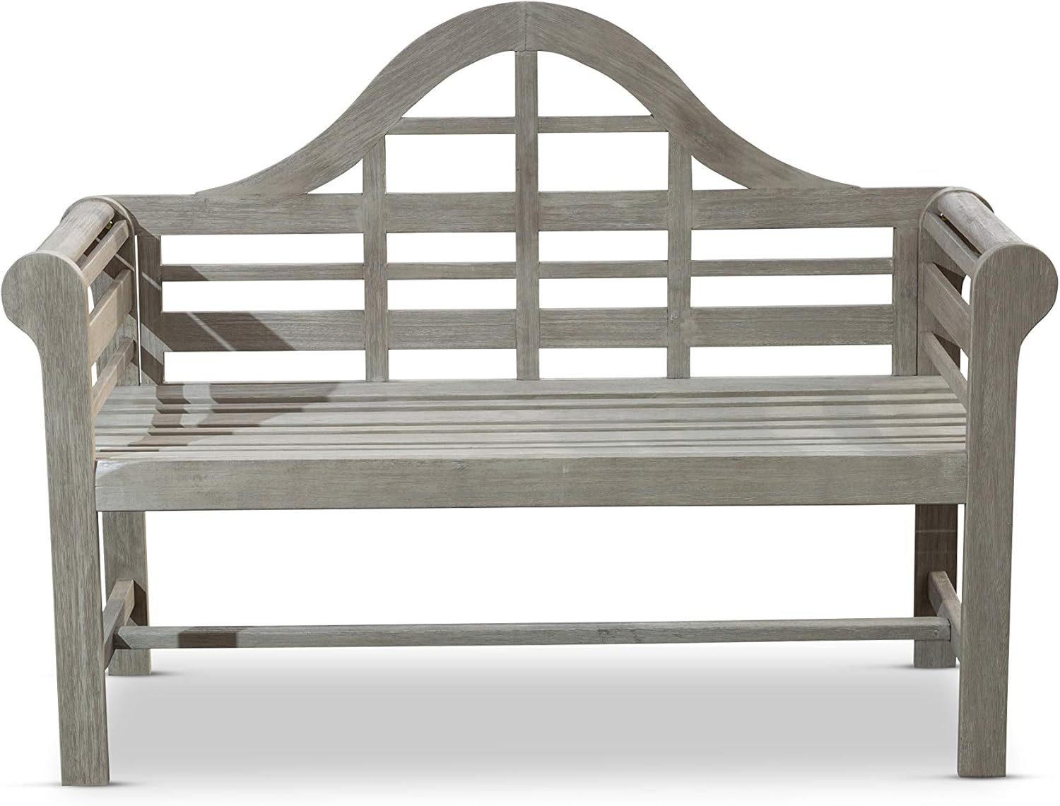 Amazon Com Dty Broadmoor Garden Bench Eucalyptus Patio Furniture Collection Driftwood Gray Kitchen Dining