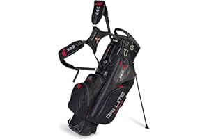 BIG MAX Dri Lite Hybrid Golf Bag | Water-repellent | Lightweight | Waterproof Value Pocket | 14-Way-Divider | Cooler Pocket | Leg Lock System | Umbrella Holder | Towel Holder | Stand Bag and Carry Bag