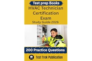 HVAC Technician Certification Exam Test prep Books Study Guide 2026: 200 Practice Questions