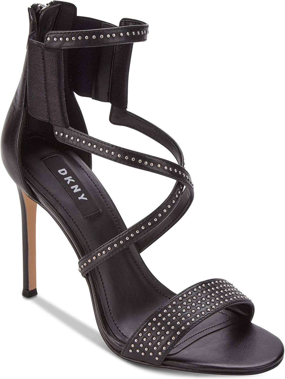 dkny black sandals