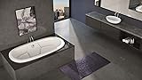 Malibu Hermosa Bay Oval Soaking Bathtub, 74-Inch by