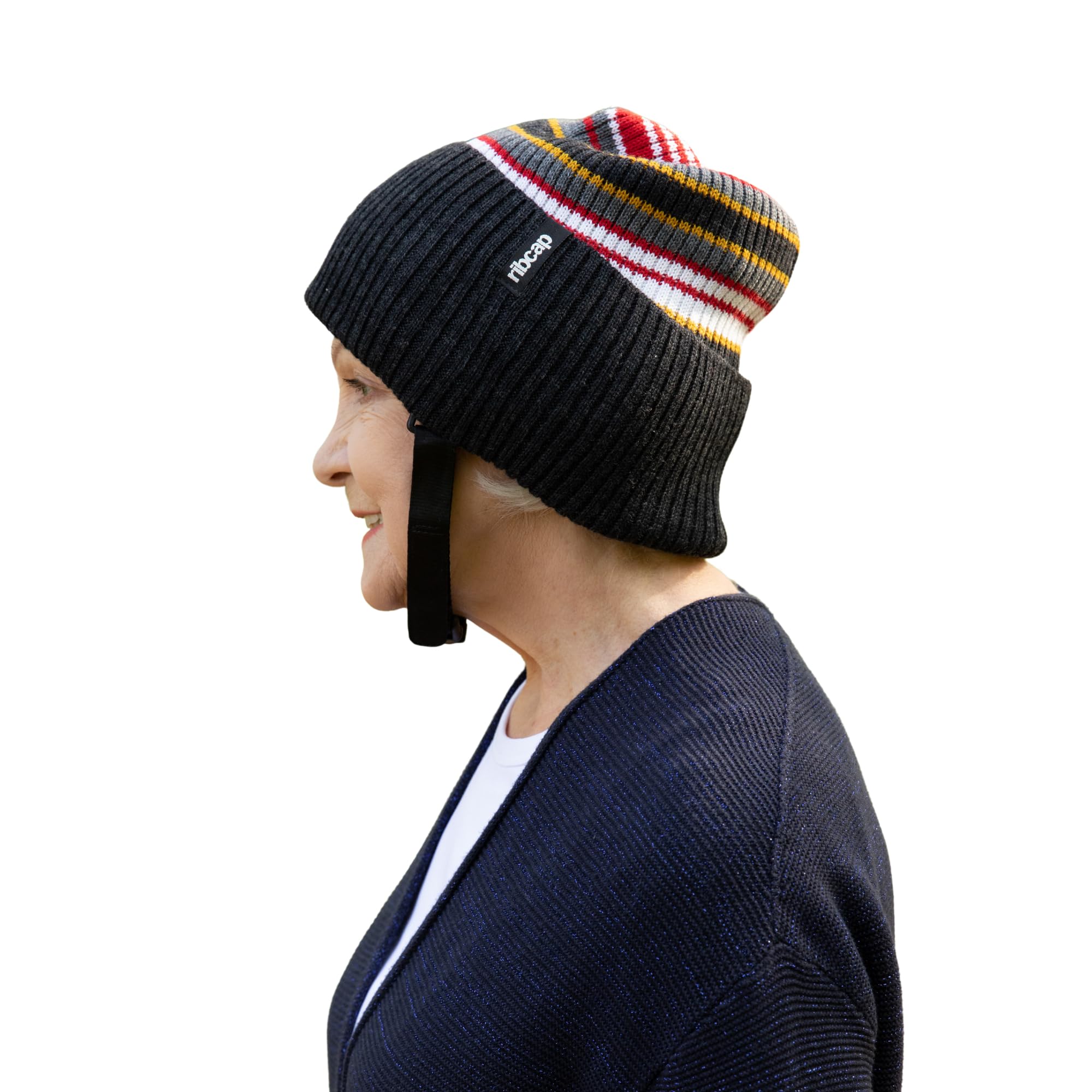 Ribcap Iggy Medical Helmet | Stripey | Large (59-61 cm) | Protective Medical Helmet for Adults | Padded Helmet For Elderly Falls | Epilepsy Seizure Helmet | Fashionable & No Stigma
