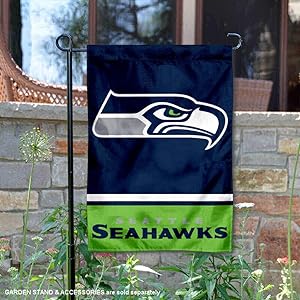 WinCraft Seattle Seahawks Double Sided Garden Flag