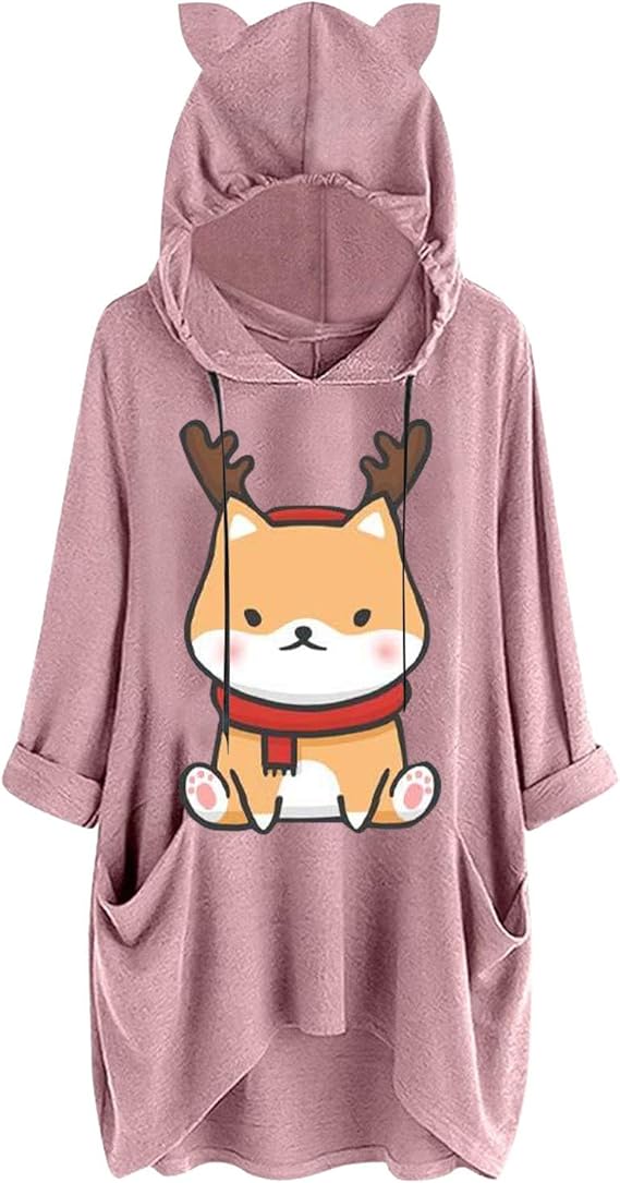 ladies christmas hoodie