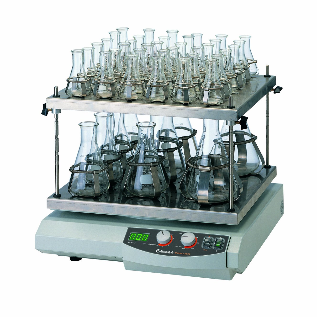 Heidolph 36130200 Unimax 2010 Resilient Orbital Platform Shaker, 20 to 400rpm, 10kg Load Rating