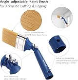 Genixart 3pk Extendable Paint Brushes Walls Ceiling Fence Wood Stain Masonry view 5