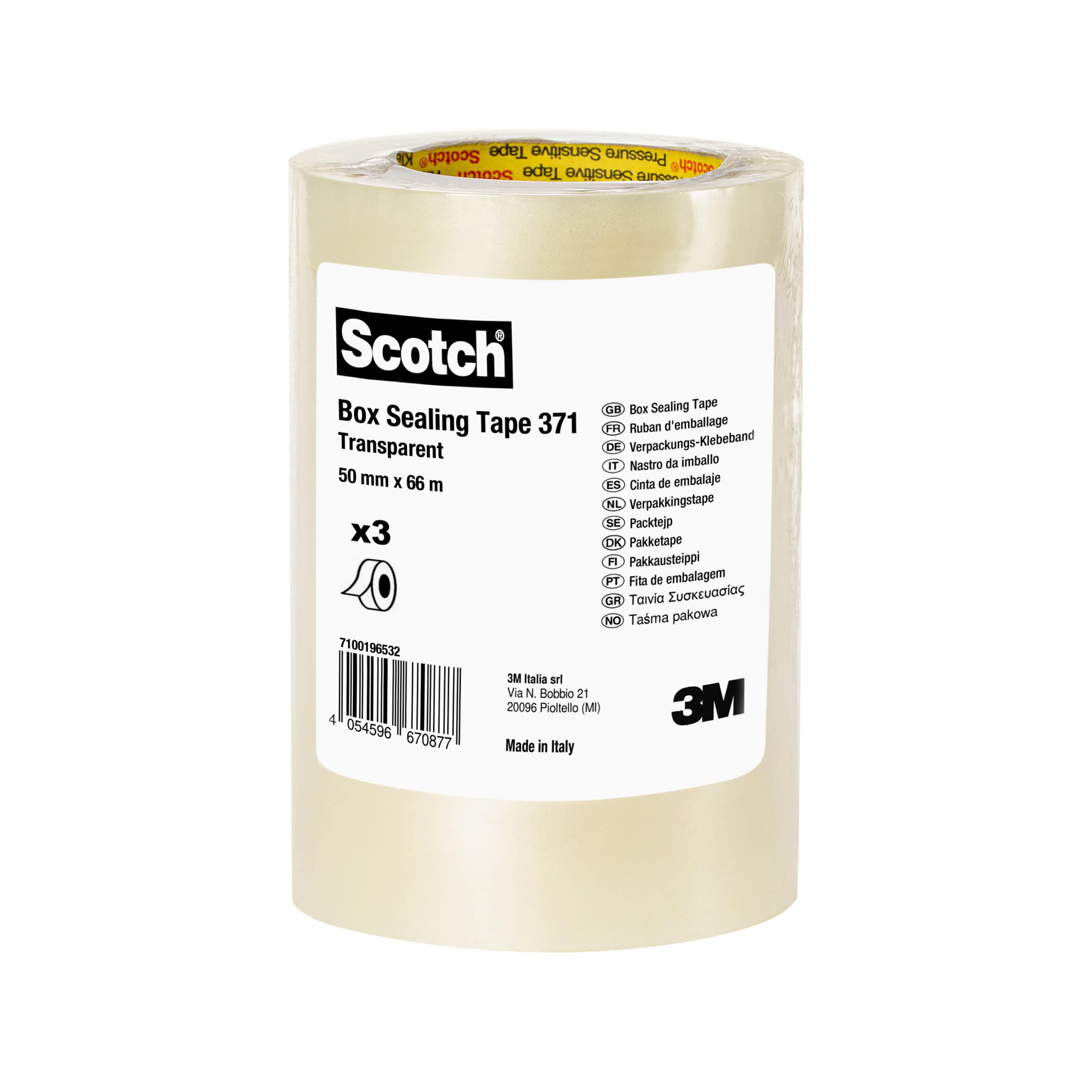 371 BX Sealing Tape CL 50 mm x 66 m 36/CV