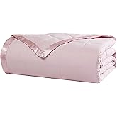 Beatrice Home Fashions Down Alternative Solid Color Blanket, Full/Queen, Blush