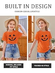 Girls Short Sleeve T Shirts Kids Fashion Halloween