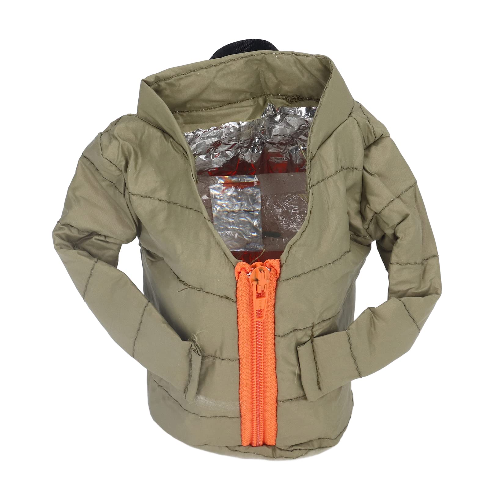 Haofy Drink Beer Clothes Cold Insulation, Double Layer Beer Can Cooler Insulated for Parties, Events or Weddings Soda Beer Beverage(Green)