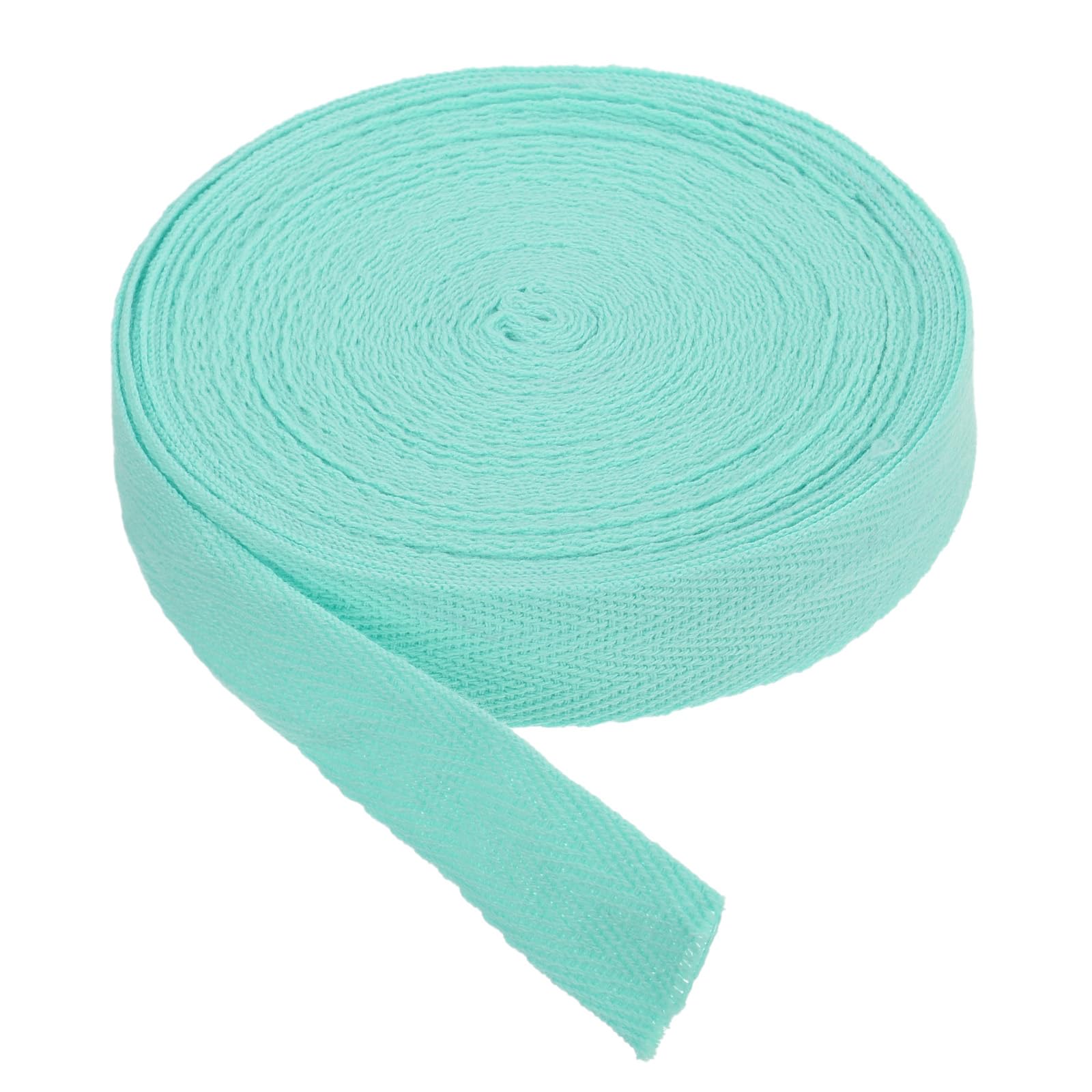 PATIKIL Cotton Twill Tape 20mm(3/4") 10 Yards Cotton Ribbon Bias Binding Tape Herringbone Webbing Trim for Sewing Gift Wrapping Craft DIY Pale Blue