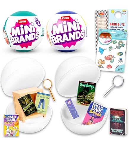 Amazon.com: Mini Brands Books Capsule by ZURU Real Miniature