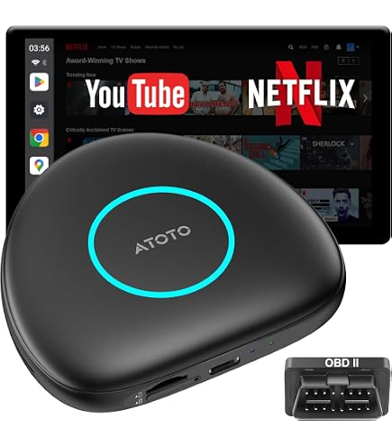 Amazon.com: ATOTOLIFE CB6C AI Box CarPlay, Wireless CarPlay
