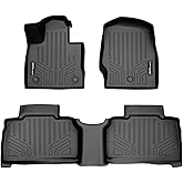 SMARTLINER All Weather Custom Fit Floor Mats 2 Row Liner Set Compatible with 2020-2023 Ford Explorer