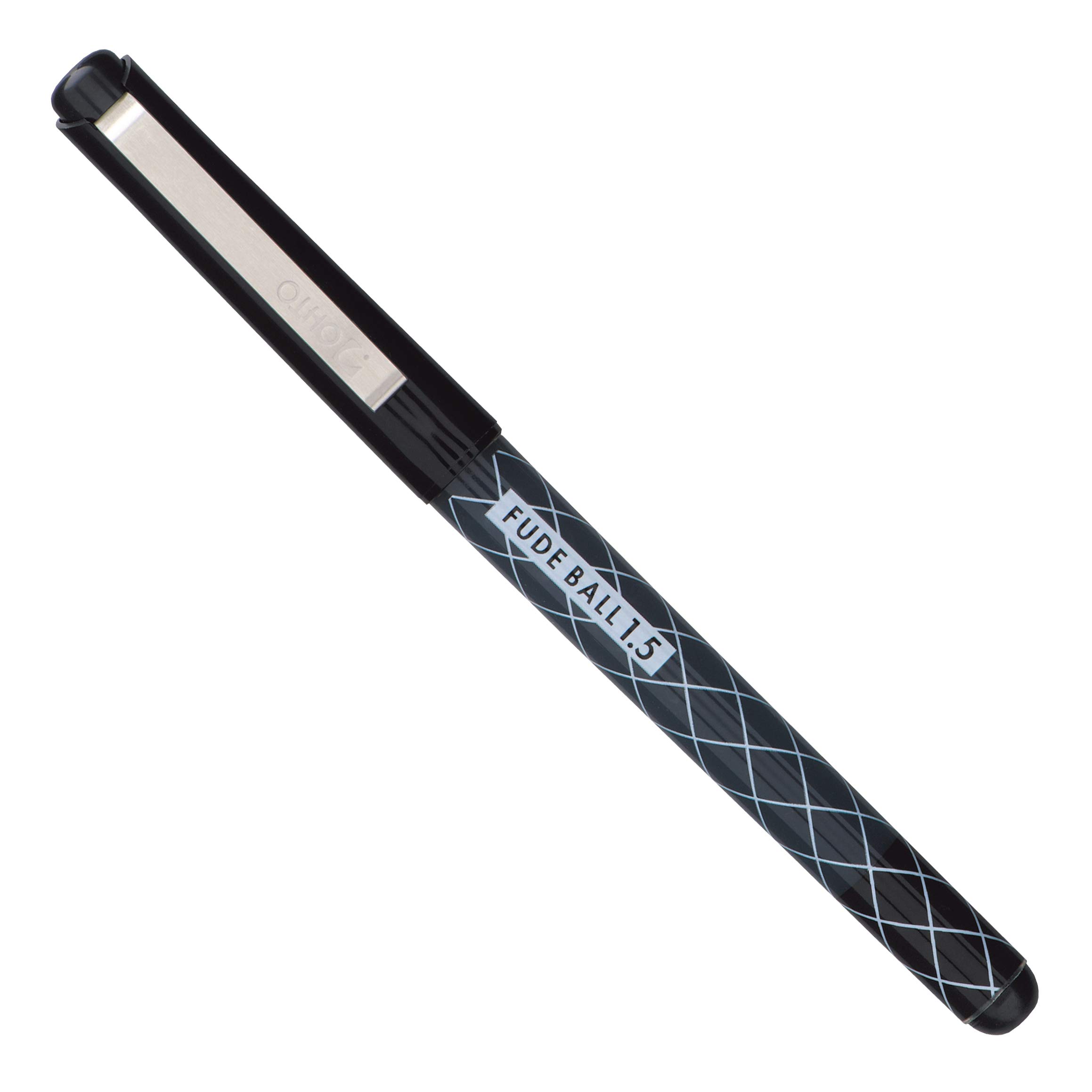 OHTO Fude Ballpoint Pen Extra Bold, 1.5mm, black ink, 5 pens per Pack (Japan import) [Komainu-Dou Original Package] by OHTO