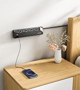 PIBEEX 5M Extension Lead with USB 3 Way Power Strip 13A 3250W Black view 7