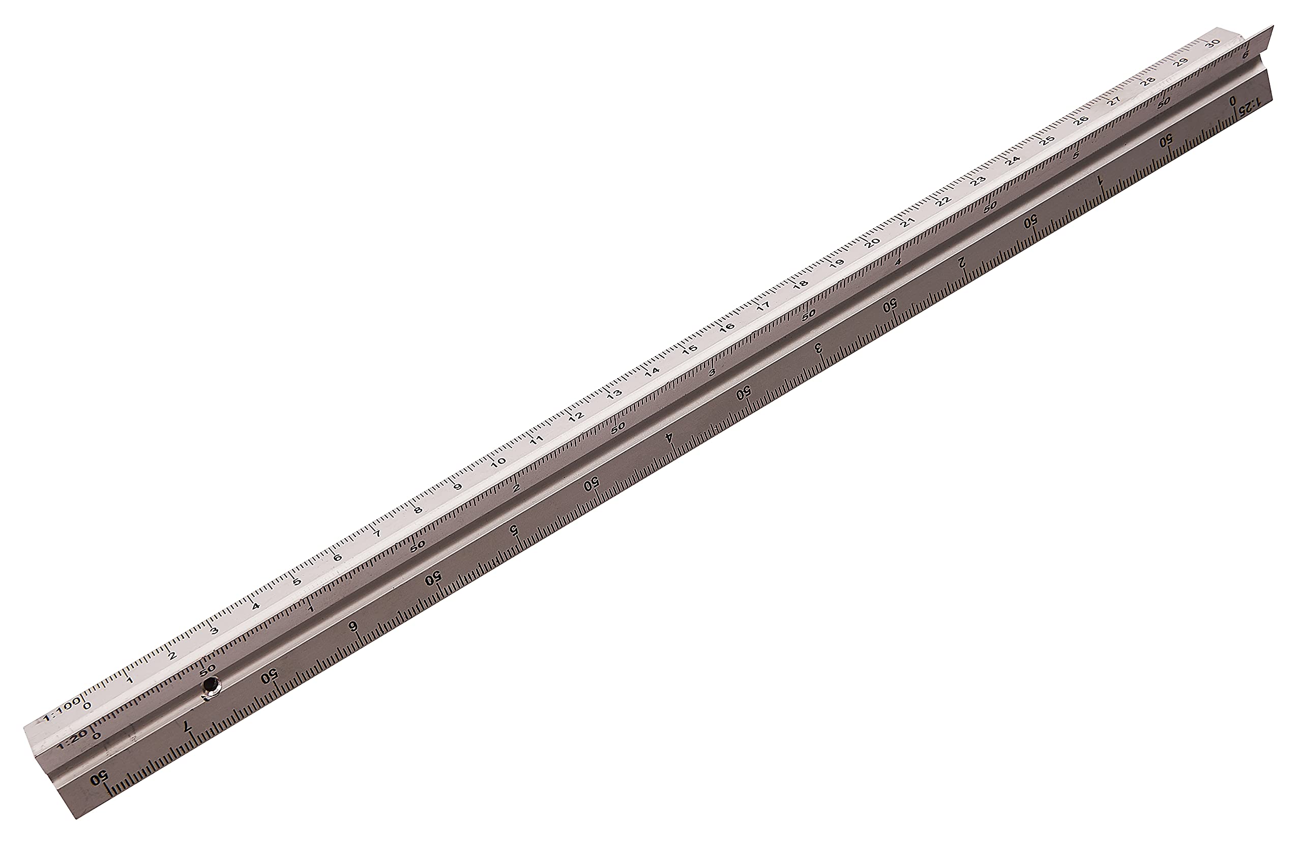 Amtech P4985 300mm (12") Aluminium scale ruler