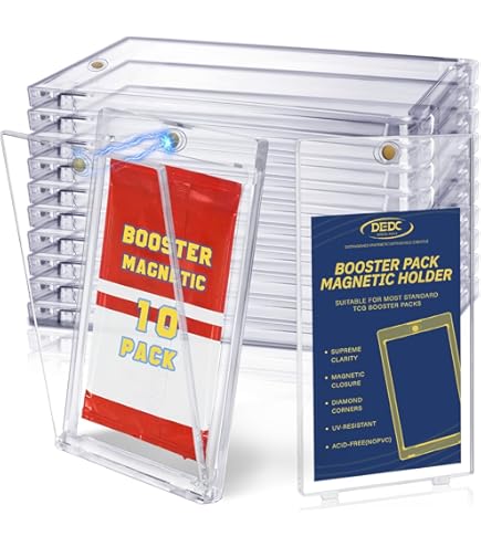 Amazon.com: Acrylic Cases for Most Booster Packs (Single Booster Holder) :  Toys & Games