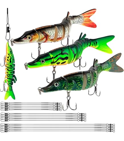 Leurre De Pêche Loach Multi-articulé 12cm/12g - Swimbait Crankbait - Pour Brochet