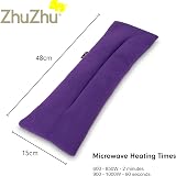 Zhu-Zhu Lavender Body Wrap Wheat Bags Microwavable Heat Pad Purple view 6