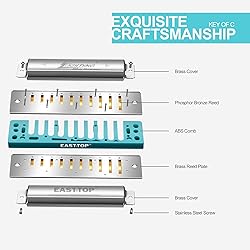 East top Harmonica, Advanced Blues Harmonica Key of