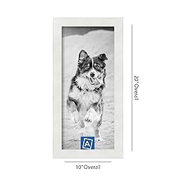 ArtToFrames 8x18 Inch White Picture Frame, This