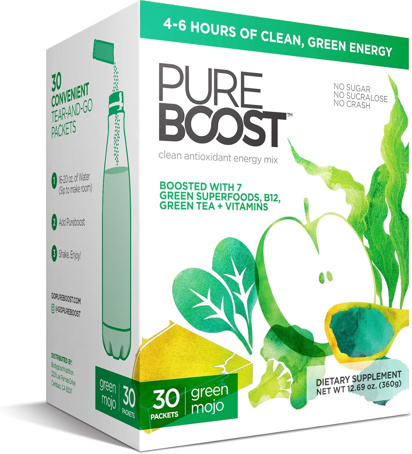 pure boost green