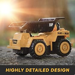 Top Race 5 Channel Fully Functional RC Dump Truck