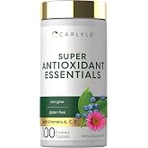 Carlyle Antioxidants Supplement | 100 Caplets | Nutritional Complex | Vitamin A, C, E | Non-GMO, Gluten Free Formula