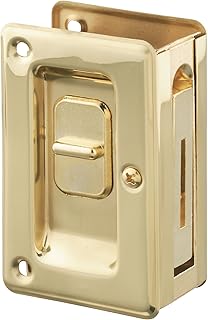 Stanley Hardware S404 030 Pd250 61 Deluxe Pocket Door Pull In Brass 2 3 8 X 3 3 4 Door Levers Amazon Com