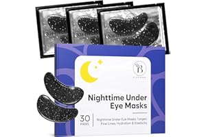 Under Eye Patches for Dark Circles - Hyaluronic for Puffy Eyes - Nighttime Mask, Under Eye Brightener - Patch Yeux - 30 Pairs